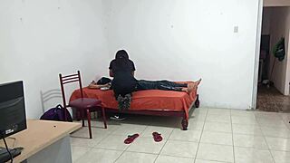 Nurse dancing sensually at patient's home in uniform!