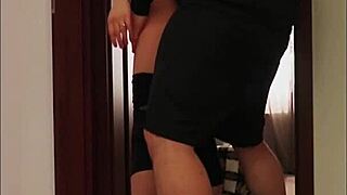 He fucks me during yoga, creampie