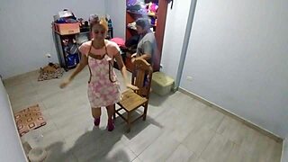 Watch me fuck my stepsister on her birthday chair