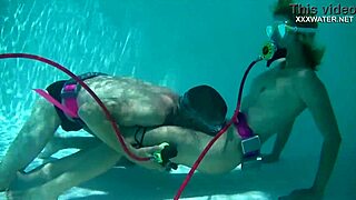 I watched cum splash everywhere in the pool from cruz's blowjobs