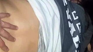 Cheating Latina Wife Fucked Doggystyle At Party