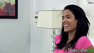 I felt so connected as I creamed that latina teen's mouth with my cumshot after her intense blowjob and handjob