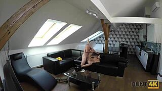 Hunt4k Nerdy Cuckold Happily Gets Paid for His Girlfriend's Pussy in POV