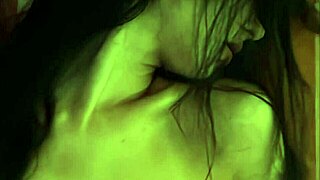 Teen Temptation Busty Brunette Katie Fey Poses Topless By The Door