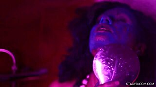 Babe posing and caressing herself