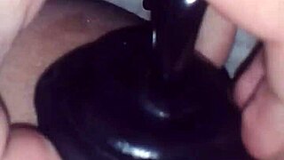 Jimena Simpson teases black dildo fucking