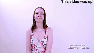 cute nerd teen brunette fucked by fake agent