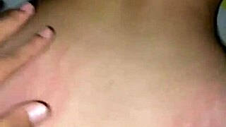 vecinita passionately fucked cheating on husband on terrace, filled with cum