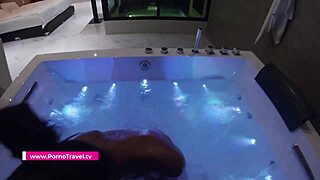 Feet Job With Horny Monster Cock