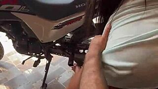 Colombian Babe Rides Cock Outdoors With Neighbors In Public Exhibitionism Creampie