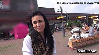adorable czech girl gets seduced in the shopping centre and penetrated in pov