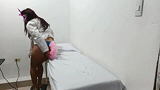 Doctor Fox Tail Fucks Herself With A Dildo