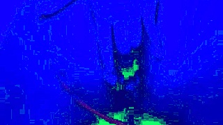 In the bleu room, the transsexual engages in an intense anal solo finger fuck session