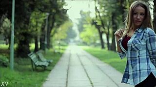 Sexy Girl Dances in the Street with Aarina Park