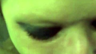 vilja givess sloppy pov blowjob with gagging and choking