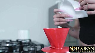 latina blowjob before breakfast sexy