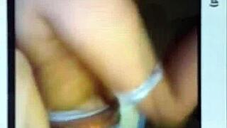 French woman toys with shaved pussy