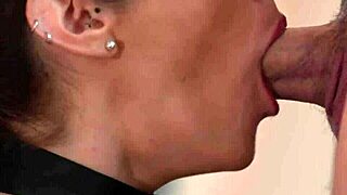 Amateur couple tries pegging in front of professional camera for the first time - pure pleasure