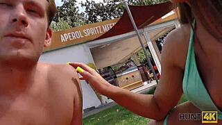 i gave a juicy blowjob in the car and swallowed every drop