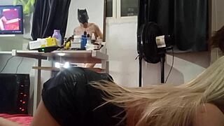 Stepdaughter Caught Masturbating, Punished With Toy!