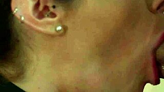 Amateur couple tries pegging in front of professional camera for the first time - pure pleasure