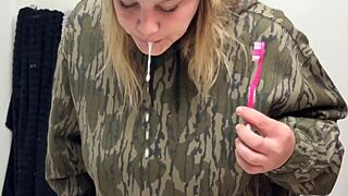 Taste my ass and pussy after hunting?