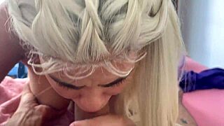 Friend Lost Bet And Gave Blowjob, Drinking All Cum!