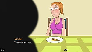 Rick and Morty take a way back home summer footjob adventure