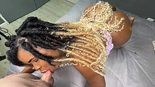 Sexy Black Girl Craves a Deep Creampie Filling