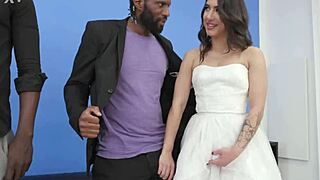 slammed bride lena coxx in 4on1 bbc atm balls deep dap manhandle rough sex big gapes cum in mouth swallow