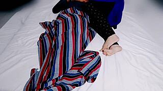 Rich slim housewife fucked by monster cock driver!