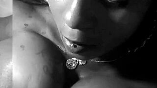 titfuck music video with oiled big black cock 😏