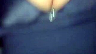 taboo stepmom riding bbc while son watches from hiding