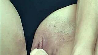 While boyfriend drives, I tease him playing with toy and cum on car seat