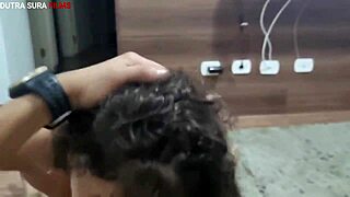 Dutra Sura Sucks A Well-Endowed Guy, This Novinha Handles Big Cock Well