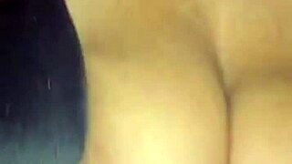 taboo stepmom riding bbc while son watches from hiding