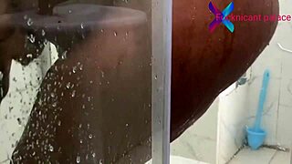 I know my stepdad always watch me beside the door each time am taking my shower and i let him fuck me this time and i squirt for him full part on red sheer