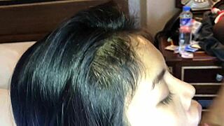 Morning blowjob from 19-year-old teen.