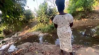 outside fucking this shy village girl 😏