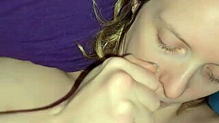 Milf gets her face fucked before receiving a cum facial.