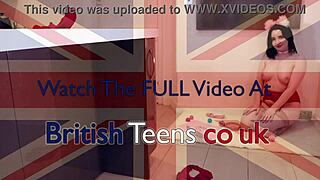 Collared british teen gets fucked hard in the kitchen?