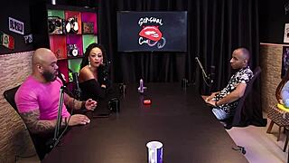 she discussed big dick after financial robbery - black top delight in sheer red