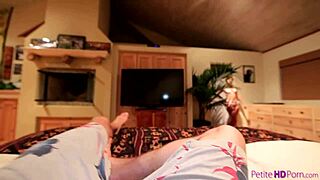 Point Of View Girlfriend Sharing Close Encounter With Subtle Intimacy