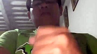 peruvian teen receives cumshot in amateur sala handjob