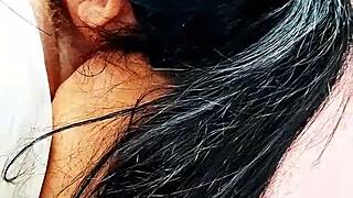 Playing in bed with my cousin while mom is away.