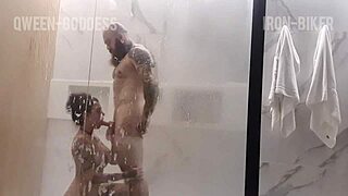 We Left The Camera Filming And Went To Have Sex In Shower