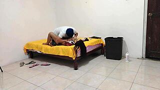 Stepmother Offers Her Stepson A Special Night The Dirty Girl Enjoys A Homemade Missionary-Style Blowjob