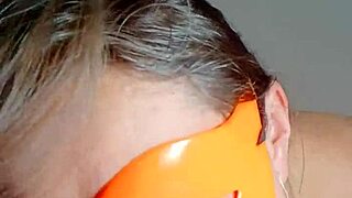 does this unfaithful wife masturbate for her husband's boss?