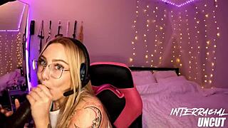 damn this white bitch with huge ass loves big black cock