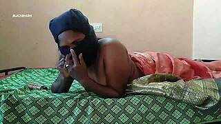 AUNT'S THIRSTY SMOOTH PUSSY GETS FINGERED